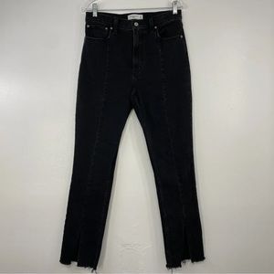 Abercrombie & Fitch Woman’s Jeans 30/10R Front Middle Seam High Rise Split Ankle